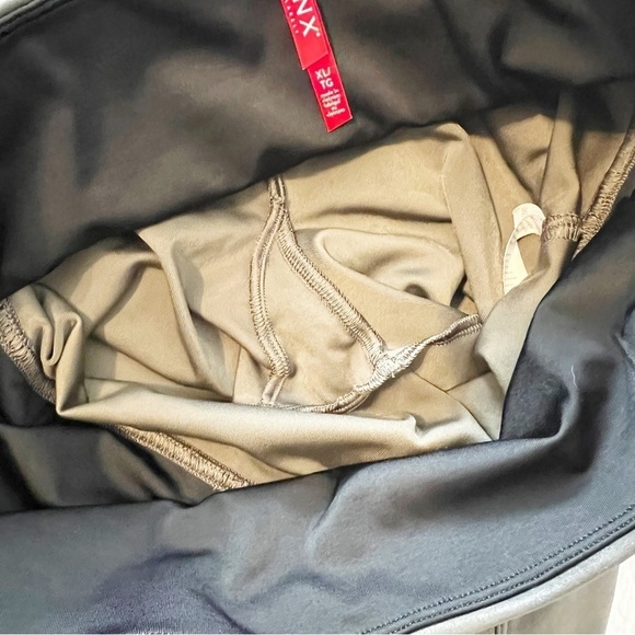 SPANX Moto High Waisted Leggings Pants Gunmetal Gray XL - Picture 5 of 6